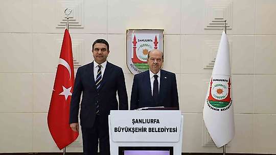 KKTC eski Cumhurbaşkanı Tatar Şanlıurfa'da