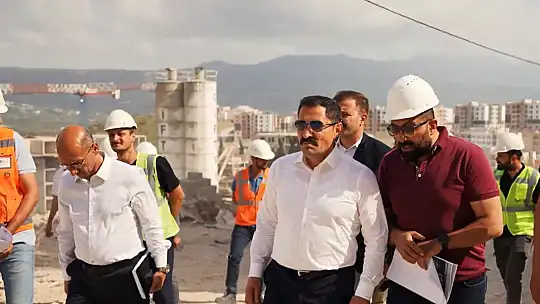 Koçören Mahallesi'nde afet konutları yükseliyor
