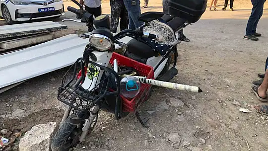 Kontrolden çıkan elektrikli bisikletin sürücüsü düşerek yaralandı