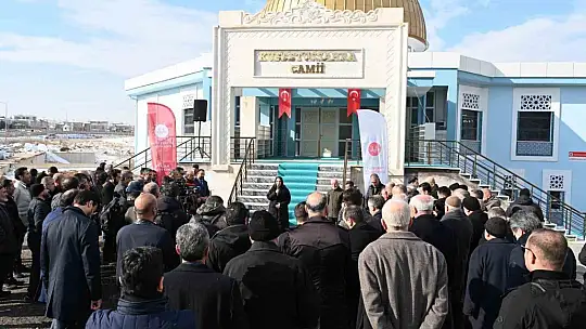 Kubbetü's-Sahra Camii Malatya'da ibadete açıldı