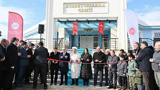 Kubbetü's-Sahra Camii Malatya'da ibadete açıldı