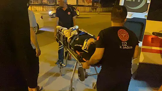 Kural ihlali yapan elektrikli bisiklete otomobil çarptı: 1 yaralı