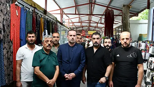 MAGİNDER Başkanı Karademir Kanalboyu esnafı ile bir araya geldi