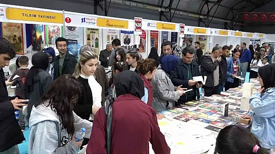 Malatya Anadolu Kitap ve Kültür Fuarı'na yoğun ilgi