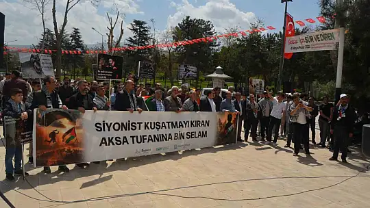 Malatya'da Gazze için sür ve diren etkinliği düzenlendi