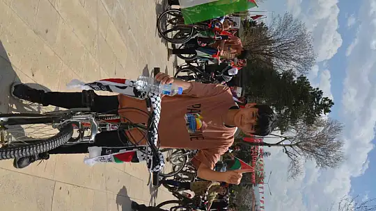 Malatya'da Gazze için sür ve diren etkinliği düzenlendi