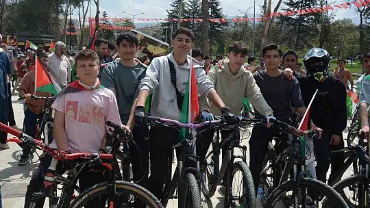 Malatya'da Gazze için sür ve diren etkinliği düzenlendi
