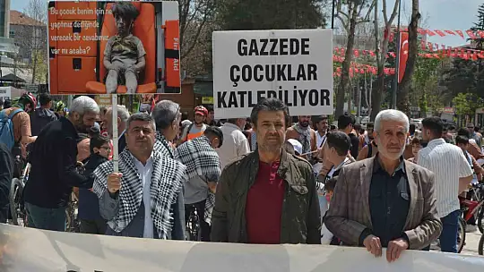 Malatya'da Gazze için sür ve diren etkinliği düzenlendi