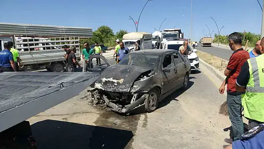 Malatya'da 4 aracın karıştığı kazada: 9 kişi yaralandı