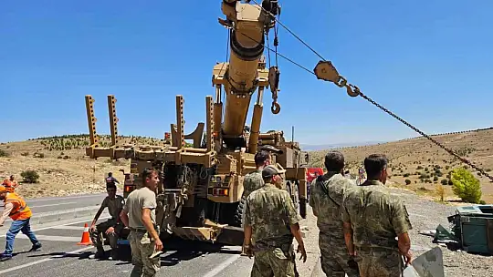 Malatya'da askeri araç devrildi: 1 şehit, 1 asker yaralı