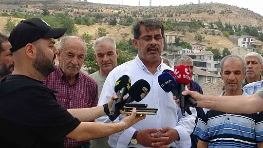 Malatya'da beton santrali tepkisi