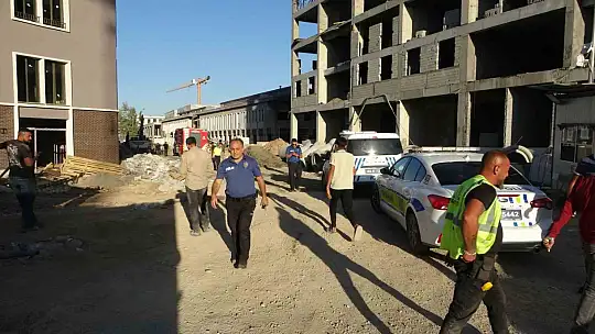 Malatya'da çarşı inşaatında göçük: 1 yaralı