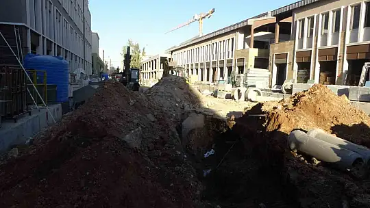 Malatya'da çarşı inşaatında göçük: 1 yaralı