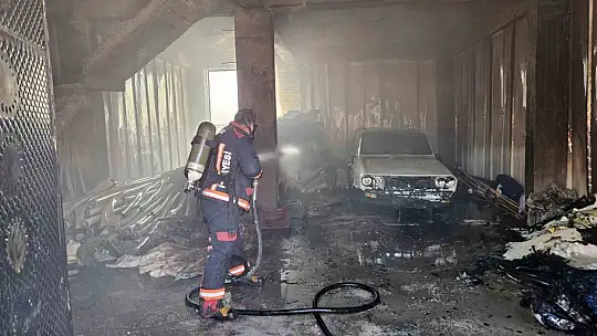 Malatya'da depo yangını