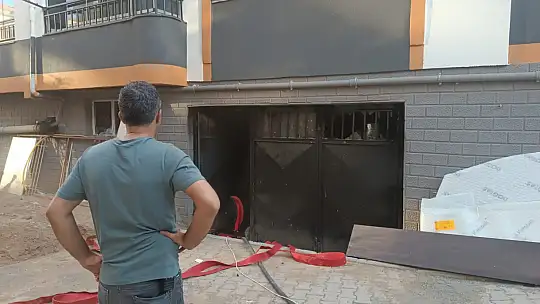 Malatya'da depo yangını