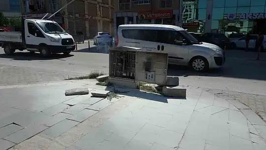 Malatya'da elektrik trafosunda yangın paniği