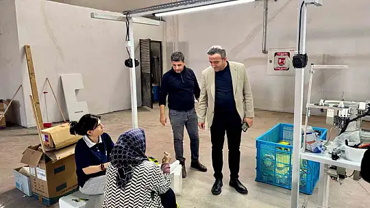 Malatya'da futbol topu üretimine başlandı