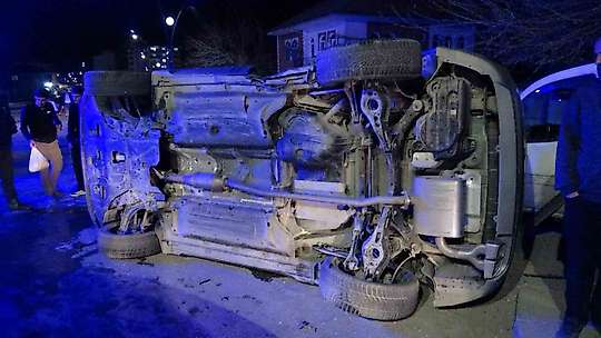 Malatya'da iki otomobil çarpıştı: 4 yaralı