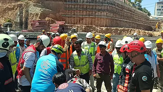 Malatya'da inşaatta iş kazası: 1 işçi yaralandı