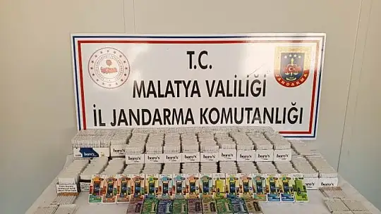 Malatya'da jandarmadan uyuşturucu ve kaçakçılık operasyonu