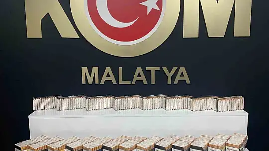 Malatya'da kaçak makaron ve etil alkol ele geçirildi