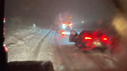 Malatya'da kar yağışı ulaşımı olumsuz etkiledi