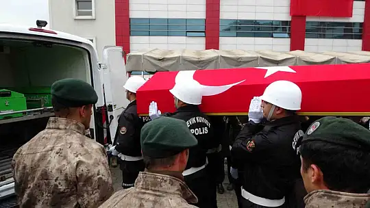 Malatya'da kazada şehit olan polis memuru için tören düzenlendi