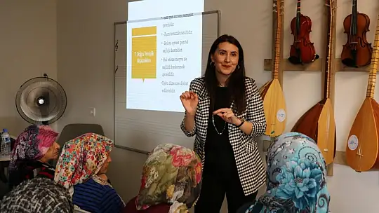 Malatya'da Konteyner Kent'te kadınlara hijyen eğitimi