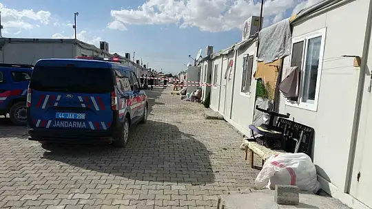 Malatya'da konteyner kentte silahlı kavga: 1 yaralı