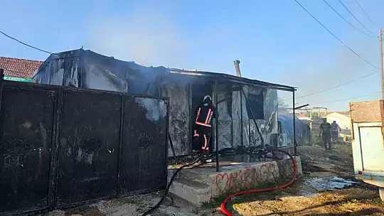 Malatya'da konteyner yangını