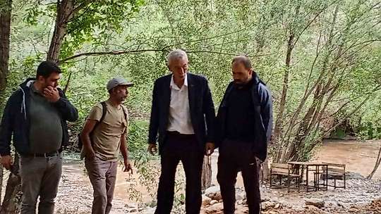 Malatya'da Kozluk Çayı taştı, yürüyüş rotaları su altında kaldı