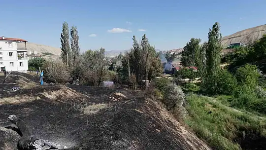 Malatya'da ot yangını