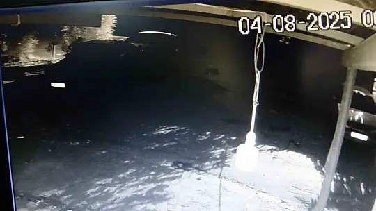 Malatya'da oto hırsızlığı girişimi kameraya yansıdı