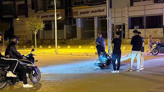 Malatya'da otomobil ile motosiklet çarpıştı: 1 yaralı