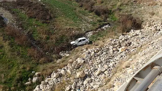 Malatya'da otomobil köprüden uçtu: 1 ölü, 2 yaralı