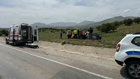 Malatya'da otomobil takla attı, 1 kişi yaralandı