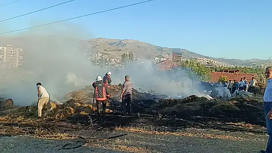 Malatya'da saman balyaları yandı: 1 kişi dumandan etkilendi