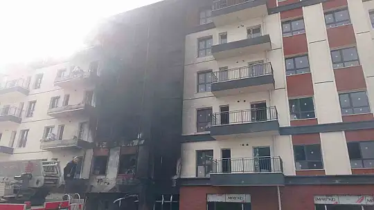 Malatya'da şantiyede korkutan yangın