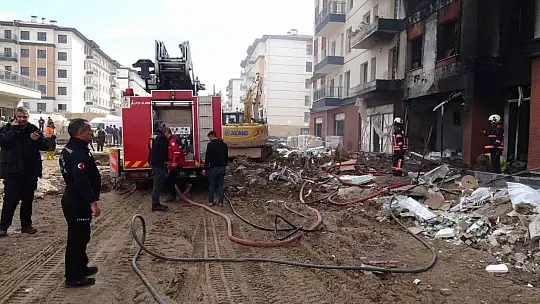 Malatya'da şantiyede korkutan yangın