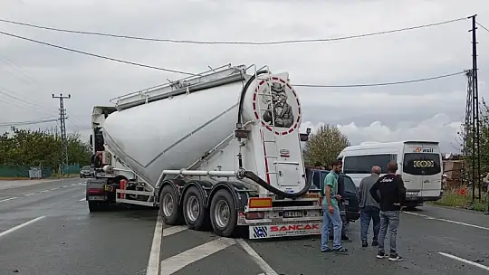 Malatya'da silobas ile otomobil çarpıştı: 1 yaralı