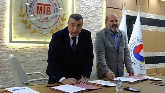 Malatya'da zirai donun etkileri için Üniversite ve Borsa arasında iş birliği protokolü imzaladı