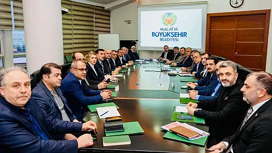 Malatya'nın yeniden yapılanma süreci istişare edildi