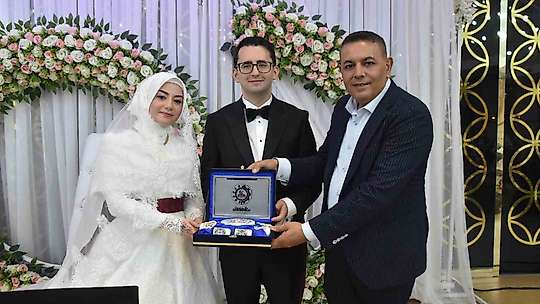 Malatya protokolünü buluşturan düğün