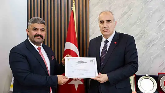 Malatya'ya 4.5 milyon lira ek destek getiren başarı belgesi