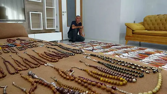 Malatyalı muhtarın milyonluk tespih koleksiyonu görenleri şaşırtıyor