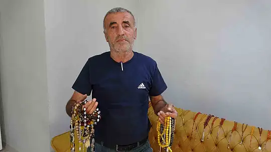 Malatyalı muhtarın milyonluk tespih koleksiyonu görenleri şaşırtıyor