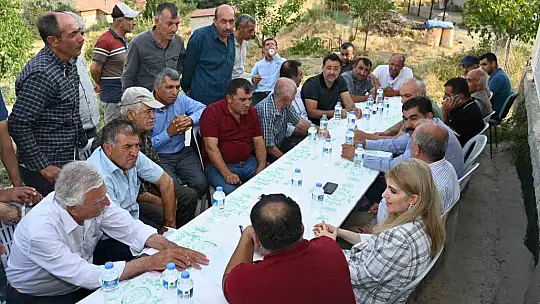 Milletvekili Ölmeztoprak, Kale ve Hekimhan'da sulama suyu toplantıları gerçekleştirdi