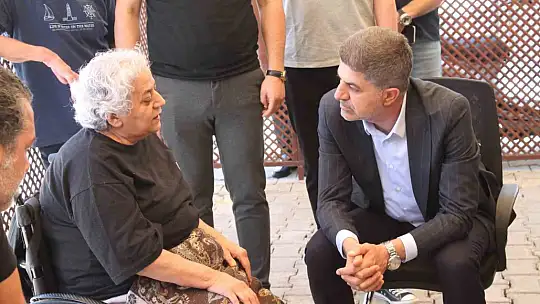 Milletvekili Şan, konteyner kentte vatandaşları dinledi