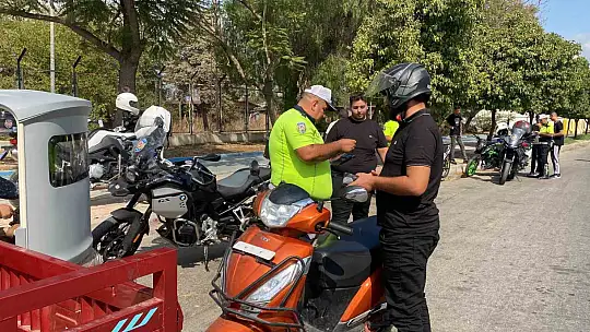 Motosiklet sürücülerine 1 buçuk saatte 456 bin TL ceza kesildi