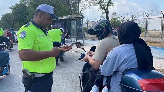 Motosiklet sürücülerine 1 buçuk saatte 456 bin TL ceza kesildi